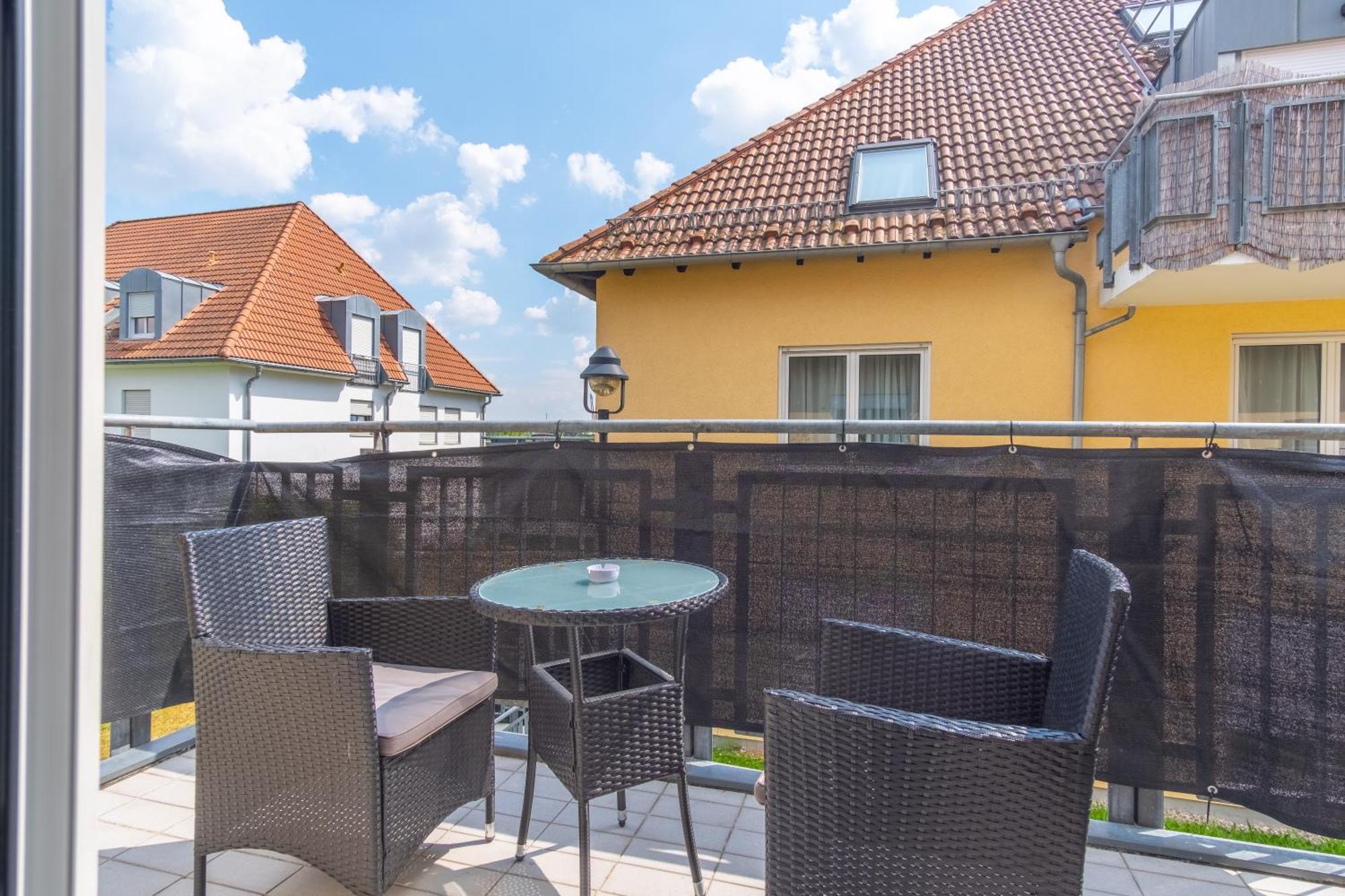 Apartament Arbeitsplatz, Balkon, Tiefgarage Naehe Neue Messe Lipsk Zewnętrze zdjęcie